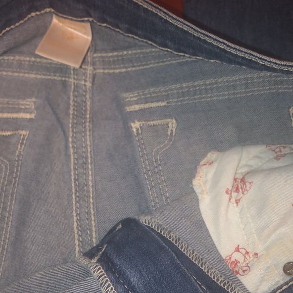 True religion light blue denim boot cut o stretch size 30 - used but like new - Picture 5 of 6